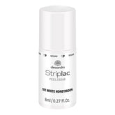 Lakier UV do paznokci Alessandro Striplac White Honeymoon UV - Delikatny i trwały - Łatwe usuwanie dzięki technologii usuwania - Wegański i nietestowany na zwierzętach - 8 ml