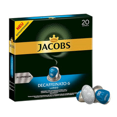 Jacobs Kaffeekapseln Lungo Decaffeinato- Intensität 6, 10er Pack, 10 x 20 Getränke & Kaffeekapseln Lungo Intenso, Intensität 8 von 12, 200 Nespresso®* kompatible Kapseln, 10 x 20 Getränke