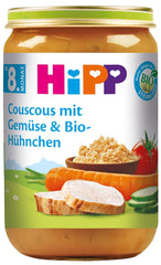 Cuscus HiPP cu legume și pui organic, pachet de 6 (6 x 220 g)