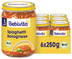 Spaghetti Bolognese dla dzieci, 250g, opakowanie 6 szt. (6 x 250g)