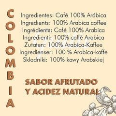 CAFES GUILIS DESDE 1928 AMANTES DEL CAFÉ- Kaffeebohnen Arabica Finca Mocatan kolumbien 2 kg
