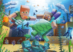 Ravensburger Puzzle 12000421 - Mozaic Minecraft - 1000 piese Puzzle Minecraft pentru adulți și copii de peste 14 ani Puzzle Naty Shop Design nou