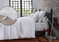 DODO 25665 Kocyk na 4 pory roku 140 x 200 cm biały poliester Kołdry i kołdry Naty Shop