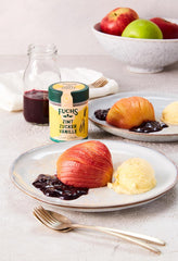 Fuchs Gewürze - Zimt Zucker Vanille - Gewürz zum Versüßen von Wafeln, Milchgetränken oder Joghurt - aus natürliche Składnik - 100 g w wiederverwendbarer, recyclebarer Dawka