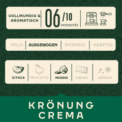 Jacobs Krönung Caffè Crema ganze Bohne, 1000 g