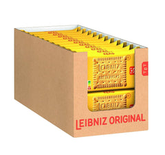 LEIBNIZ Biscuiți cu unt originali, pachet de 22 de gustări, biscuiții cu unt numărul 1, biscuiți crocanți într-un pachet mare practic (22 x 50 g), perfecți pentru călătorii