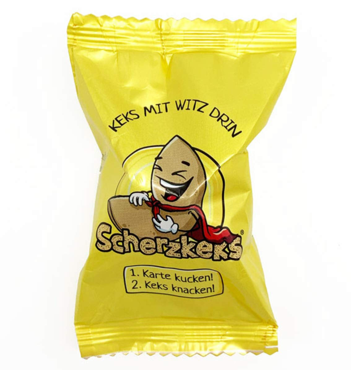 Cutie cu 20 de fursecuri cu ghinion | 20 de fursecuri cu o glumă, întrebare și răspuns într-un fursec cu ghinion, idee de cadou amuzant fabricat în Germania, pentru zile de naștere, petreceri de burlăcițe, sărbători în familie, Crăciun, Revelion