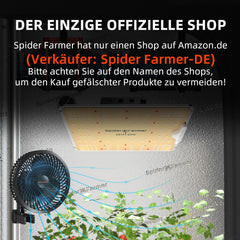 Spider Farmer SF1000 Pełne spektrum ściemnianego światła LED do uprawy, dioda Samsung LM301H EVO, zestaw namiotu do pełnej uprawy 70x70x160 cm, zestaw namiotu do uprawy hydroponicznej, system wentylacji