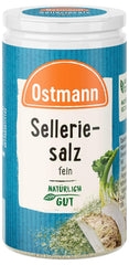 Ostmann Gewürze - Celeriesalz | Zum Verfeinern zährlicher herzhafter Gerichte | Recyclebare, nachfüllbare Streudose | 50 g na sitku