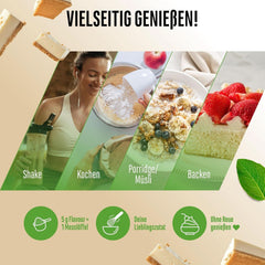 Biszkoptowy proszek o smaku sernika z dużą ilością kawałków - 250 gramów Naty Shop Flavours