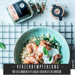 Ankerkraut Aglio e Olio, włoski Gewürzmischung do makaronów i klasycznych makaronów spaghetti, 120g w aromatycznej torebce