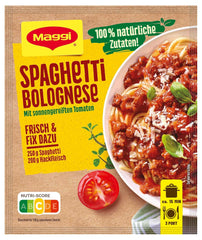 MAGGI Fix do Spaghetti Bolognese, Würzmischung, 100% naturalne składniki, na 3 porcje, 1 opakowanie (1 x opakowanie 36 g)