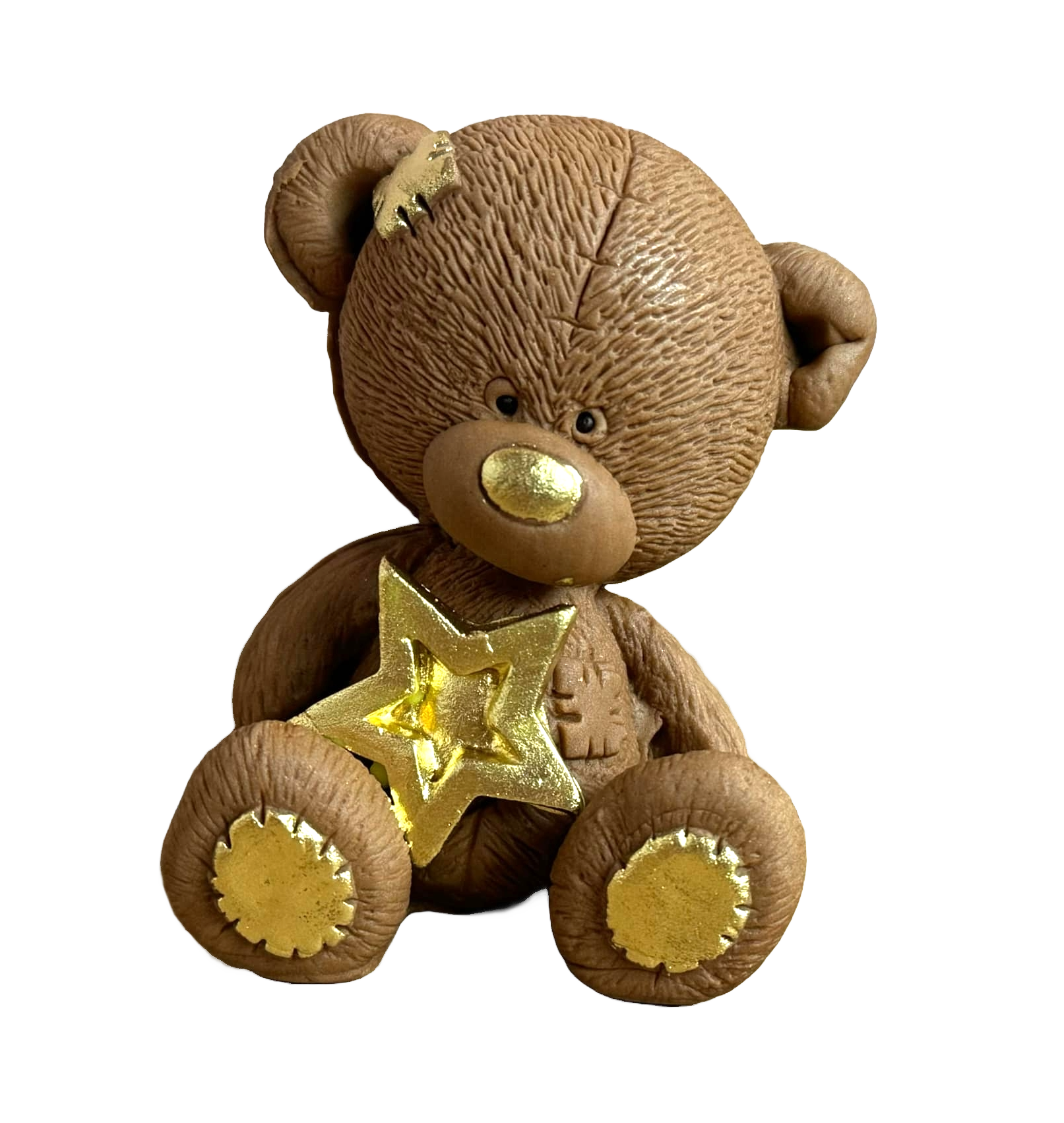 Decoratiune comestibila din zahar, Ursulet Decoratiuni din Pasta de Zahar Naty Shop