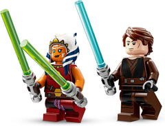 LEGO Star Wars 75401 Jedi Interceptor Ahsoki, myśliwiec Starfighter dla fanów Wojen Klonów, Ahsoka Tano i Anakin Skywalker Minifigurki z mieczami świetlnymi i R7-A7, dla chłopców i dziewcząt w wieku od 8 lat Zestawy do budowania Zobacz sklep LEGO