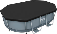 Plandeka PCV Bestway 305 x 184 cm, czarna, owalna