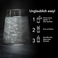 Glytter Glitter Powder For Drinks (Silver) - Glitter comestibil pentru băuturi, 10 grame Glitter Naty Shop