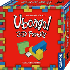 Kosmos 683160 Ubongo 3-D Family, popularna gra akcji i łamigłówki 3D dla całej rodziny, klasyczna gra planszowa i towarzyska z logicznym myśleniem dla 1-4 graczy
