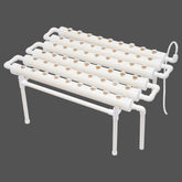 1-warstwowy zestaw do uprawy hydroponicznej z 54 doniczkami, bezglebowe systemy do uprawy roślin z PCV z pompą wodną, zestawy do uprawy hydroponicznej do uprawy warzyw i owoców na balkonach, ogrodach, tarasach i podwórkach