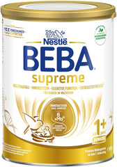 BEBA SUPREME JUNIOR 1 Plus - Napój dla dzieci od 1 roku, z kompleksem 6 HMO, bez laktozy, bez oleju palmowego, bez oleju rybnego, żywność dla małych dzieci, mleko w proszku dla niemowląt, opakowanie 6 szt. (6 x 800g)
