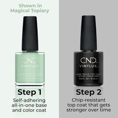 CND Vinylux - Długotrwały lakier do paznokci - Klasyczny lakier do paznokci - Złocona szałwia #433 15 ml