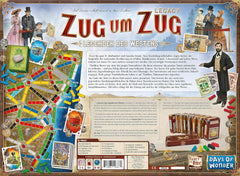 Days of Wonder, Ticket to Ride Legacy: Legends of the West, gra rodzinna, gra planszowa, 2-5 graczy, wiek 10+, 20-90 minut, język niemiecki