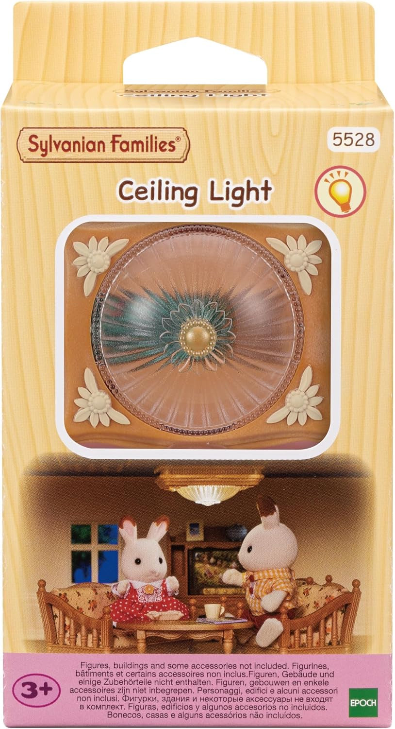 Lampa sufitowa Sylvanian Families 5528 - Meble do domku dla lalek, brązowa Naty Shop Dolls Default Title