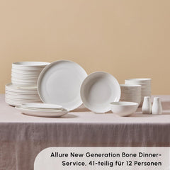 Set de veselă Karaca Allure pentru 12 persoane, New Generation Bone - Set rafinat pentru o cultură a mesei sofisticată