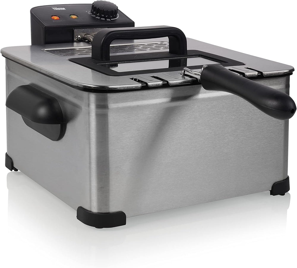 Frytownica Tristar, 1 duży kosz i 2 małe kosze, regulowany termostat, strefa chłodzenia, 5 litrów, 2000 W, FR-6949 Urządzenia Naty Shop Default Title
