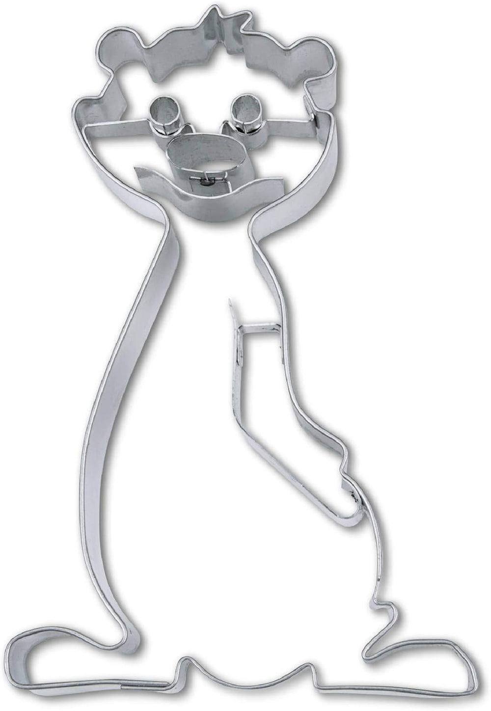 Formă de biscuiți în formă de suricată, aprox. 10,5 cm, argintie