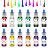 Zestaw 12 lub 16 barwników spożywczych w płynie Naty Shop