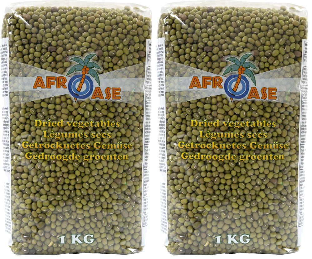 AFROASE - Fasola szparagowa Mung - 1 x 1 kg (opakowanie 2 szt.)