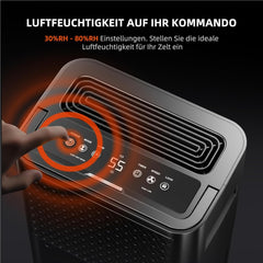 Osuszacz SPIDER FARMER, Osuszacz do roślin 12L z kontrolą wilgotności, Sterowanie aplikacją, Funkcja timera 24-godzinnego do namiotów uprawowych, Elektryczny osuszacz do ogrodów, mieszkań i piwnic