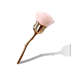 Nail Art Staubpinsel Für Maniküre Rose Kopfbürste,Nagel Kunst Staub Entferner Pinsel,Make-Up-Pinsel Weich,Zubehör Nagel Werkzeuge