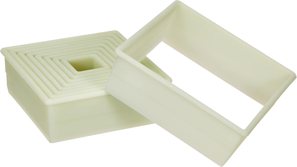 Corta MASAS CUADRADO LISO (9 buc)