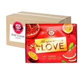 Pere'S Candy Bundle pentru ceainic LOVE Fruits Collection Box 3 x 10 pliculețe ceai de fructe + cadou Pere'S Candy