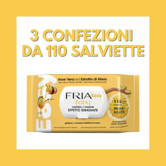 Fria Easy Baby, Șervețele pentru schimbarea scutecelor, cu Aloe Vera și extract de miere cu efect de hidratare a pielii, testate dermatologic Servetele Umede Bebelusi Naty Shop