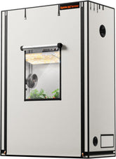 Namiot do uprawy Spider Farmer Pro 70x140x200 cm z drzwiami rolowanymi, oknem obserwacyjnym, zdejmowanym panelem podłogowym, tkaniną Mylar 2000D, do hydroponiki wewnętrznej z SF4000, G4500, SE4500