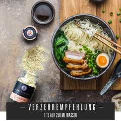 Ankerkraut Gemüsebrühe, ohne Gemsckverstärker, ohne Zucker, 90g w szkle korkowym, Mischung würzender Ingredient für Brühe