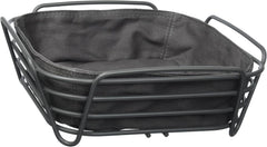 Blomus -DELARA- coș de pâine mărimea L, pătrat, pungă detașabilă din material textil, design elegant, 26 x 26 cm, culoare Moonbeam (64075) Cutii depozitare alimente Naty Shop Magnet O mărime