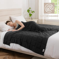 Good Nite Pătură ponderată adulți Grey Pătură de relaxare pentru și pentru relaxare Pătură ponderată Grey 125X150Cm 4Kg Plapumi si pilote Naty Shop
