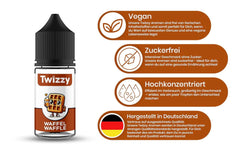 Aromat spożywczy Twizzy Waffle - 30 ml - Intensywny aromat - Idealny do wypieków Arome Naty Shop