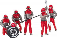 Carrera - 20021131 - Carrera 20021131 Set de figuri Mecanic, echipaj roșu Action figures Naty Shop Titlu implicit