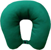 Pernă de gât Lemos Home cu umplutură din microfibră, pernă de susținere a gâtului, pernă de călătorie confortabilă pentru avion, mașină, birou, ideală pentru camping, vacanțe și gadgeturi de călătorie (verde mentă)