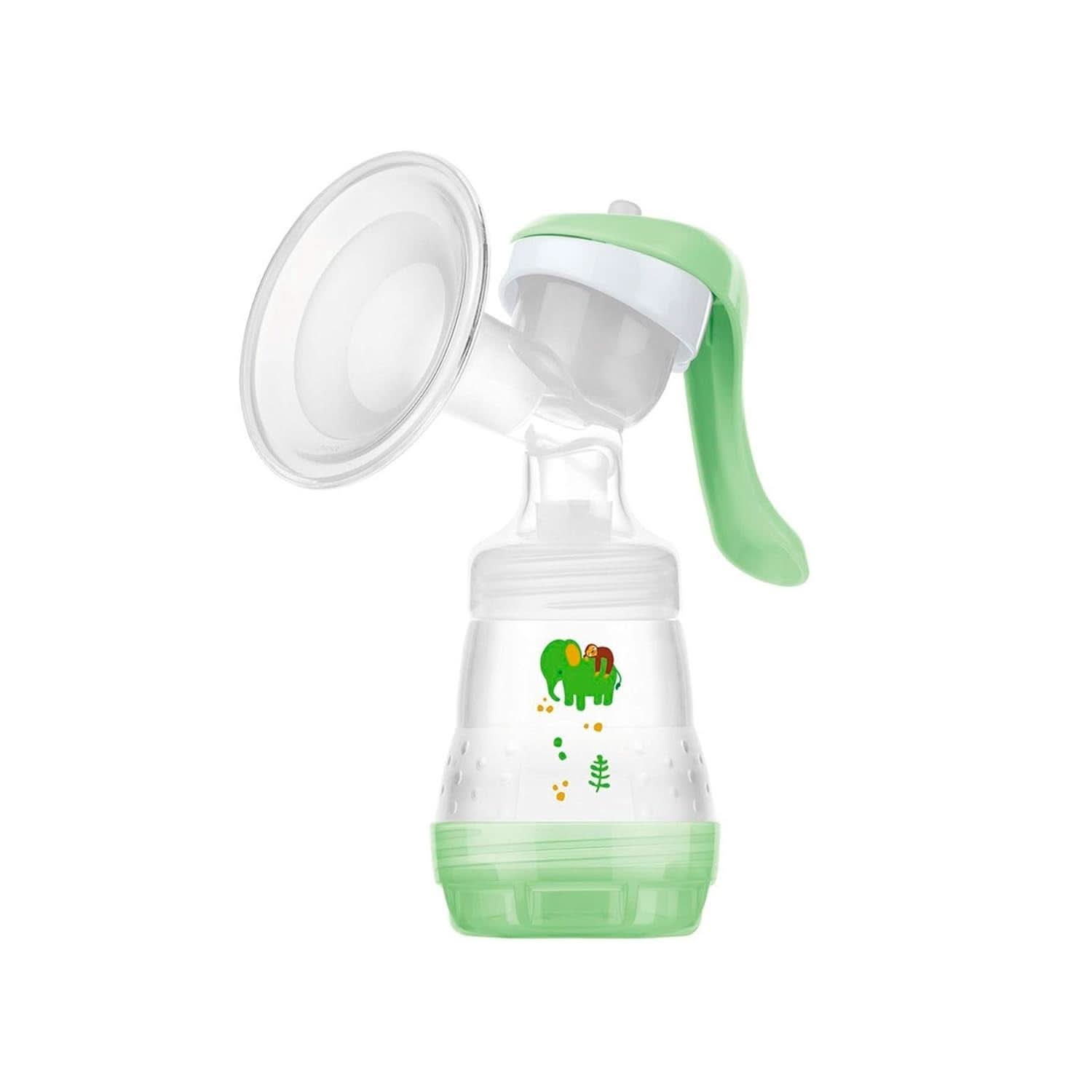 MAM Pompă de sân manuală E102 - Pompă de sân pentru lapte matern, confortabilă și eficientă Accesorii Hrana si Alaptare Bebe Naty Shop