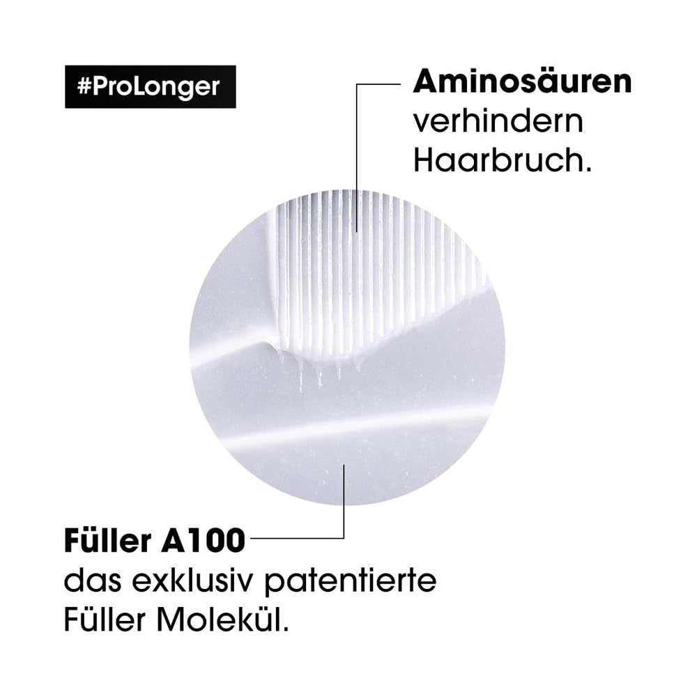 L'Oréal Professionnel Mască de întărire a părului pentru păr lung și subțire, cu Filler A-100 și aminoacizi, Series Expert, Pro Longer Mask Masca de par Naty Shop