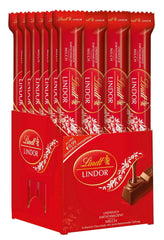 Lindt LINDOR batoniki mlecznej czekolady, 24 x 38 gramów Cukierki czekoladowe Naty Shop Domyślny tytuł