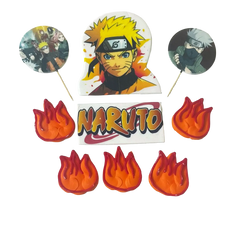 Zestaw 9 jadalnych dekoracji na tort – Naruto