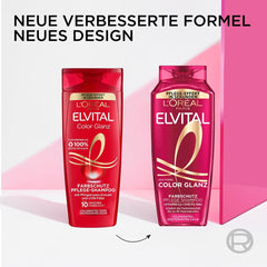 L'Oréal Paris Elvital XXL, Szampon chroniący kolor do włosów farbowanych, 1 litr Pod prysznic i do kąpieli L'Oréal