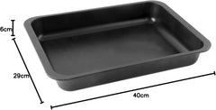 Zenker Ofenbackform (40 X 6 X 29 Cm) SPECIAL COOKING, Rechteckige Ofenform Mit Antihaftbebeschichtung, Backform Mit Extra Hohem Rand (Farbe: Schwarz), Menge: 1 Stück Formy i blachy do pieczenia Naty Shop