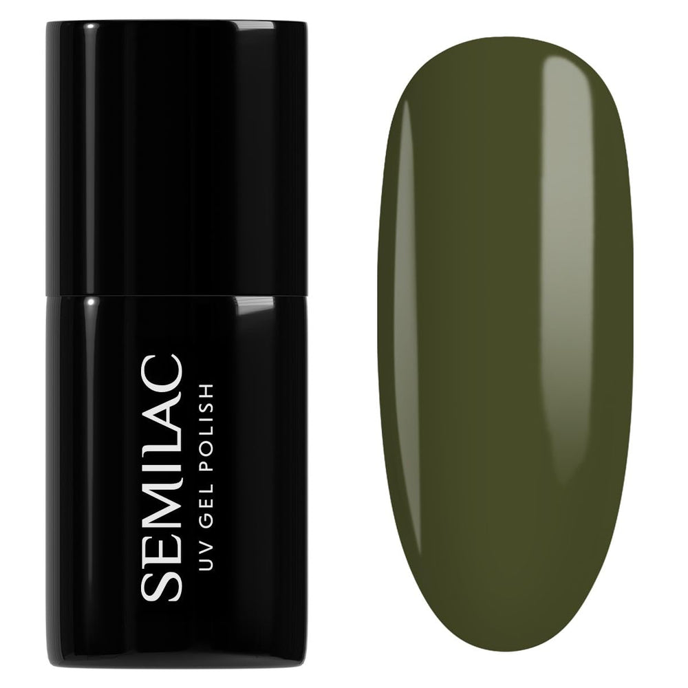 Semilac UV Nagellak Hybrid 421 Baobab Green 7ml Kollektion In To Her Nature